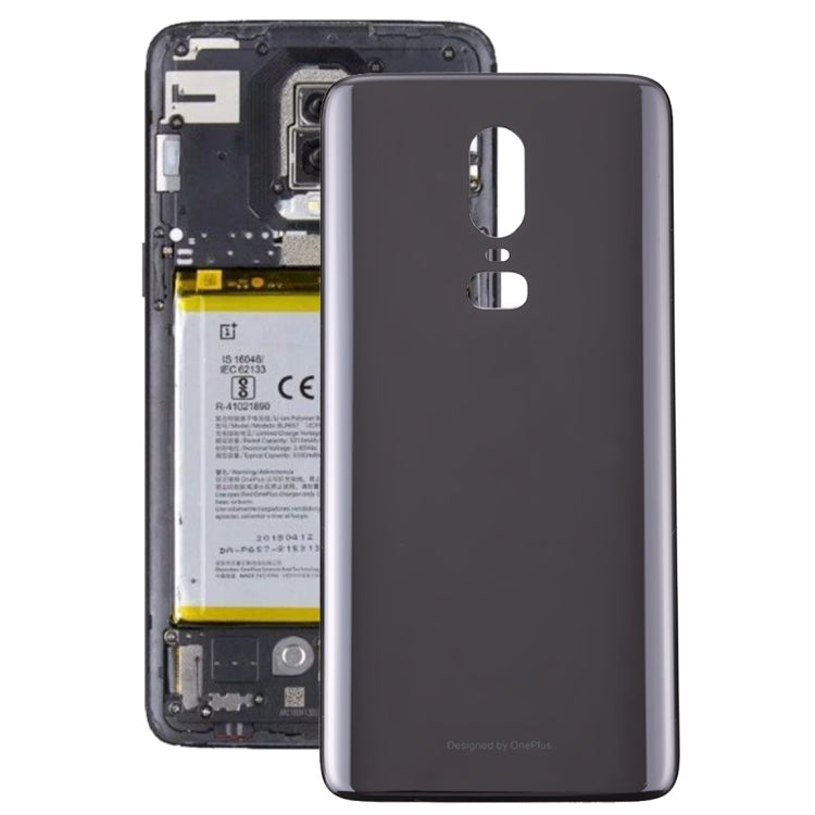 Per la cover posteriore di OnePlus 6, For OnePlus 6(Jet Black), For OnePlus 6(Midnight Black) Per la cover posteriore di OnePlus 6, For OnePlus 6(Jet Black), For OnePlus 6(Midnight Black)